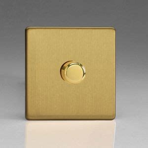 Light switch - LTB-TS7 - ALSO & CO - toggle / recessed / brushed brass