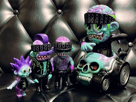 BlackBook Toy “Devil Marbled” HELL RIDE, PUNK ROCK BABY, El Loco SKUM, PUNK ROCK BOY set !! - フィギュア