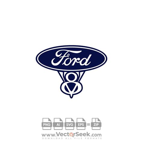 Ford V8 Logo Vector - (.Ai .PNG .SVG .EPS Free Download)