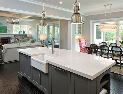 White kitchens with black quartz countertops | Up Forever