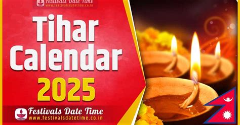 Nepali Calendar Tihar 2025 - Audrie Michele