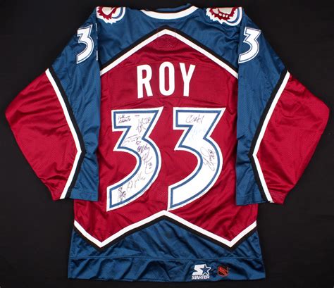 Patrick Roy Signed 2000-01 Avalanche Team-Issued Jersey with (9) Other ...