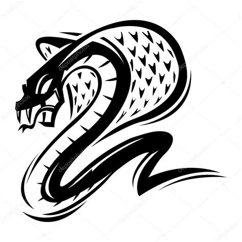 Cobra snake vector icon — Stock Vector © briangoff #100818988