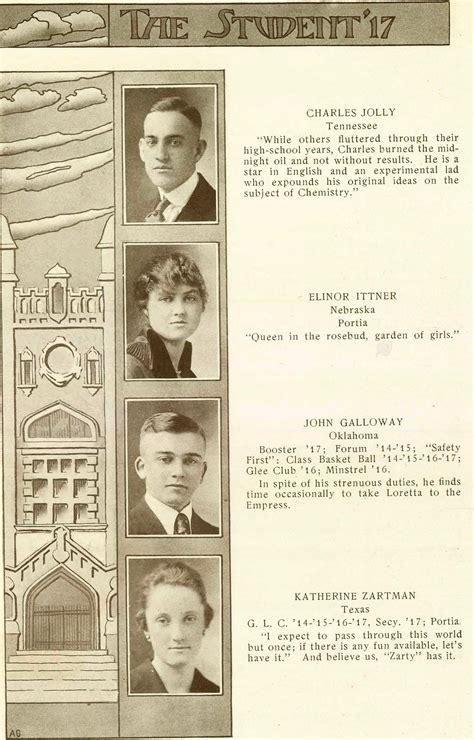 My great-grandfather’s high school yearbook from 1917. Hard to fathom ...