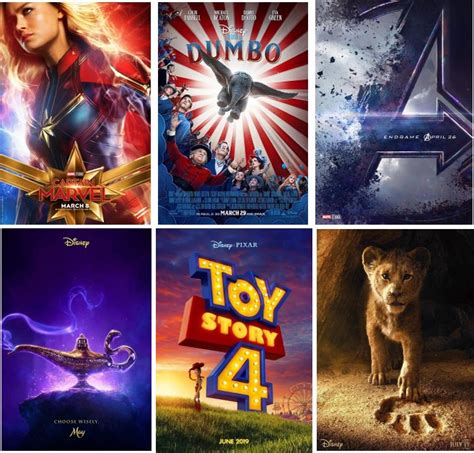 Nine New Disney Films for 2019