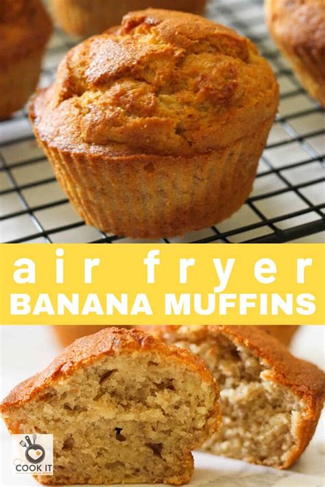 Air Fryer Banana Muffins - Cook it Real Good