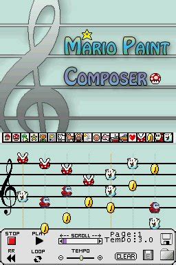 Nintendo DS › Mario Paint Composer DS › PDRoms - Homebrew for you