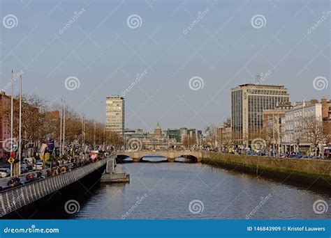 River Liffey in Dublin, Ireland Editorial Stock Image - Image of historic, tourism: 146843909