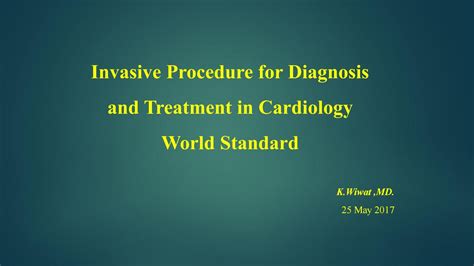 Invasive procedure for diagnosis and treatment in cardiology world standard by Subcrow - Issuu