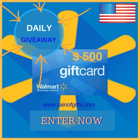 $500 Walmart Gift Card