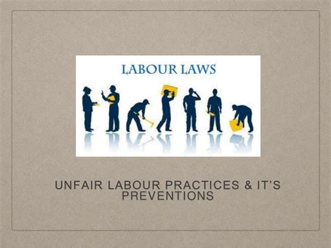 Unfair labour practices