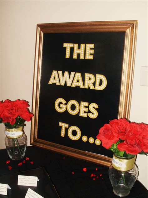 Oscar/Academy Awards Awards Party Party Ideas | Photo 2 of 16 | Catch ...