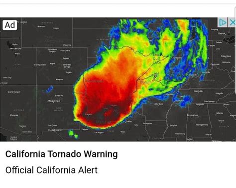 California Tornado Warning Official California Alert - America’s best ...