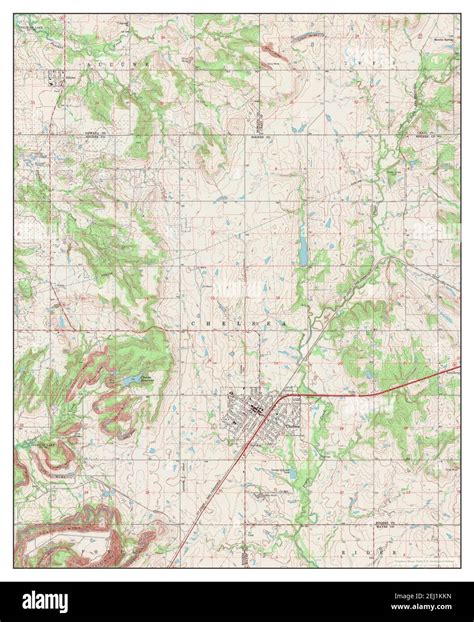 Chelsea, Oklahoma, map 1970, 1:24000, United States of America by Timeless Maps, data U.S ...