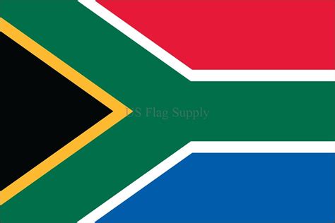 South Africa Flag 2 x 3 ft. Indoor Display or Parade Flag