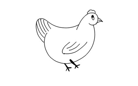 How to Draw a Hen Step by Step for Kids