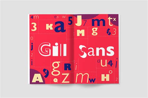 Gill Sans Type Specimen :: Behance