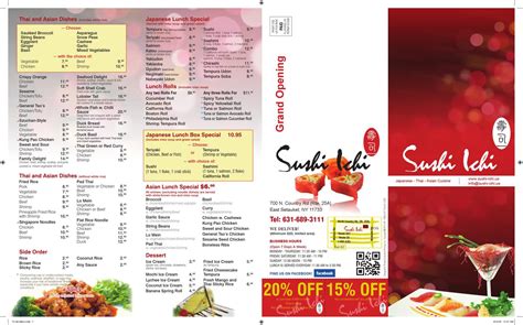 Sushi-Ichi To-Go Menu by Sushi Ichi - Issuu