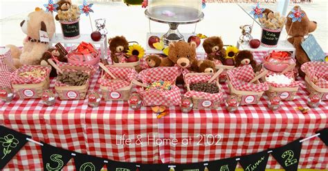 Life & Home at 2102: Teddy Bear Picnic Birthday Party