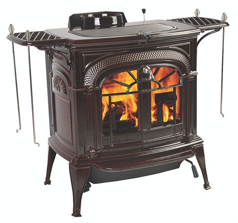 Vermont Casting Defiant Wood Stove, Twilight Enamel