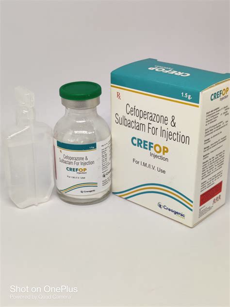 Cefoperazone Sulbactam Injection Archives - Creogenic Pharma