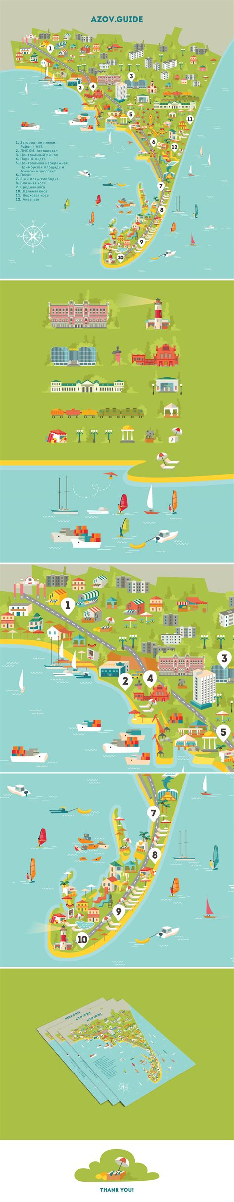 Berdyansk map :: Behance