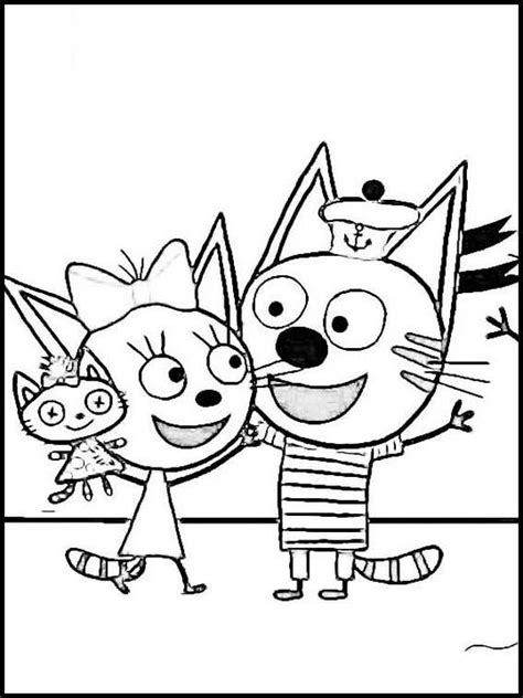 Kid-E-Cats Coloring Pages