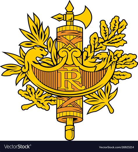 Coat arms france Royalty Free Vector Image - VectorStock