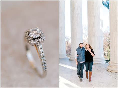 Thomas Jefferson Memorial Engagement Photos | Amy & Zach : Nikki Schell Photography