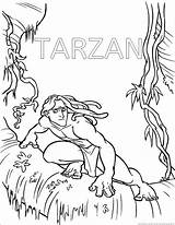 Tarzan Coloring Pages For Kids sketch template