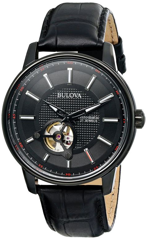 Bulova Men's Classic Automatic Watch with Leather Strap | Watches for ...