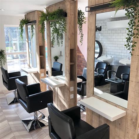 Rustic salon interior. Bright, light and airy. in 2019 | Hair salon interior, Beauty salon decor ...