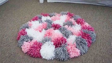 Easy DIY Pompom Rug Tutorial