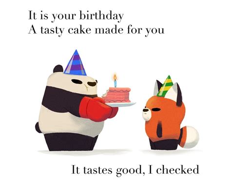 Birthday Haiku Art Print / Punching Pandas