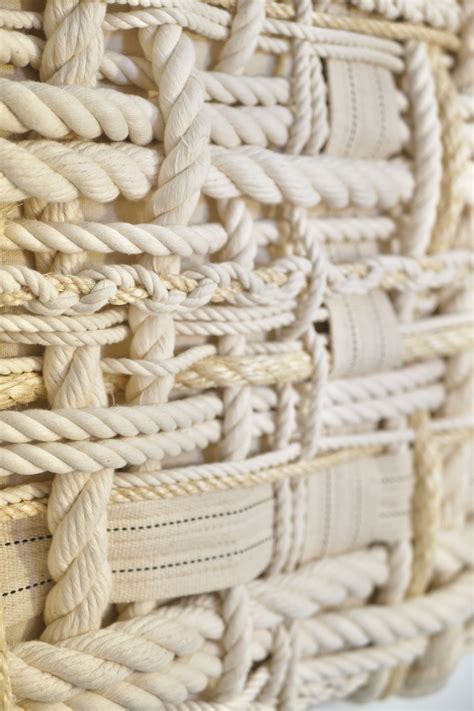 WOVEN ROPE WALL PANELS | Wall panels, Macrame wall hanging, Rope art