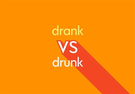 "Drink" vs. "Drank" – What's The Difference? | Thesaurus.com