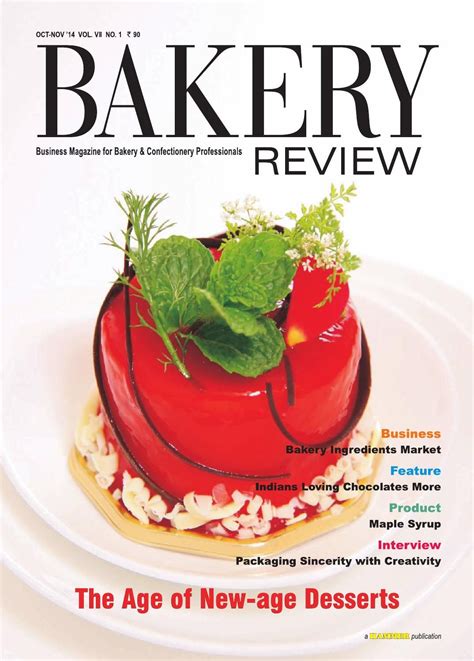 Bakery Review (Oct-Nov 2014) | Bakery, Food, Indian food recipes