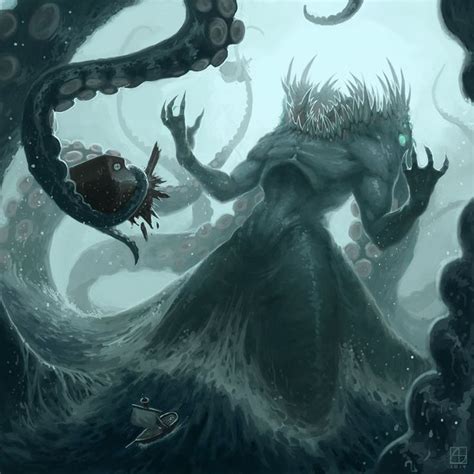 The Kraken by alexstoneart.deviantart.com on @deviantART | Monstros ...