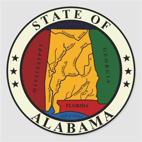 Alabama State Seal | Zazzle | Alabama state, Alabama, Montgomery alabama