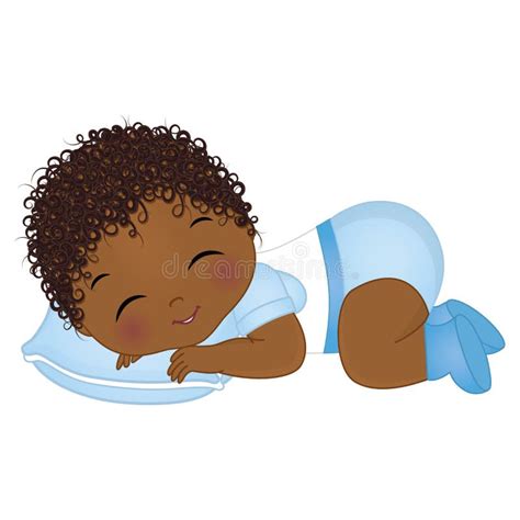 Afro American Baby Clipart