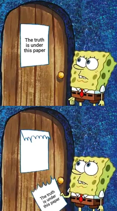 52 Paper Spongebob Fire Meme Template