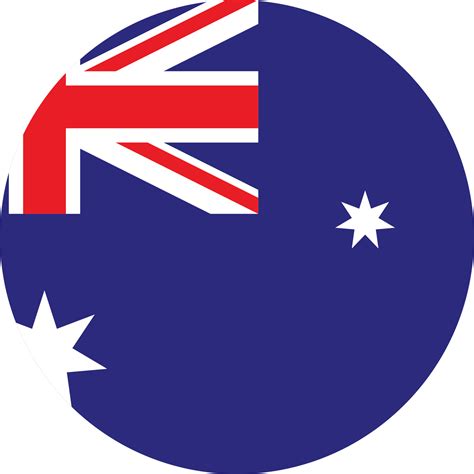 Circle flag of Australia. 11571471 PNG