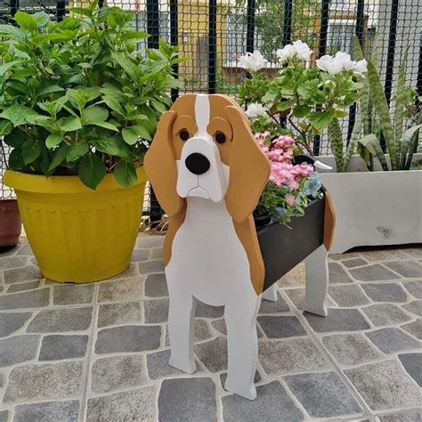 Dog Shaped Flower Pot Garden Plant - gifti shop