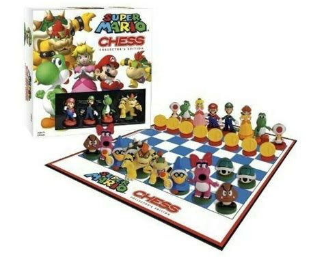 Super Mario Chess Set | Chess Sets and Boards | hobbyDB