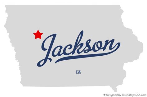 Map of Jackson, Sac County, IA, Iowa