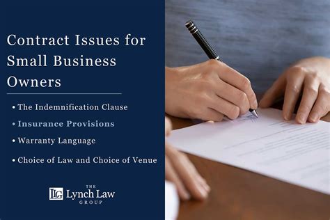 Insurance Provisions | Contract Issues for Small Business Owners - The Lynch Law Group LLC ...