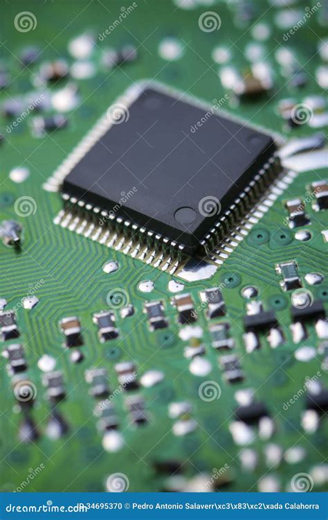 Integrated Circuit stock photo. Image of chip, circuitry - 34695370