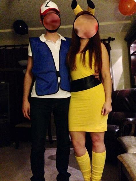 Pokémon Ash and Pikachu Couples Costume Cosplay - Size S | #1831659085