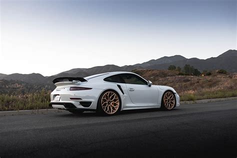 2015 Pure White Porsche 911 Turbo S - Pacific German