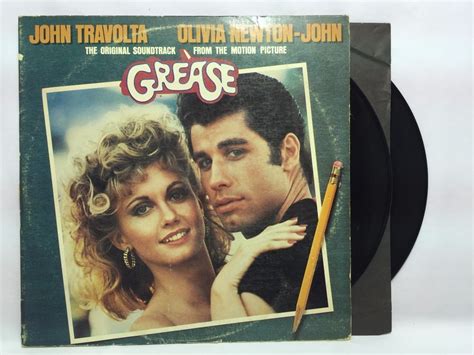 Grease Original Soundtrack LP Vinyl Record RSO RS-2-4002 | Movie ...